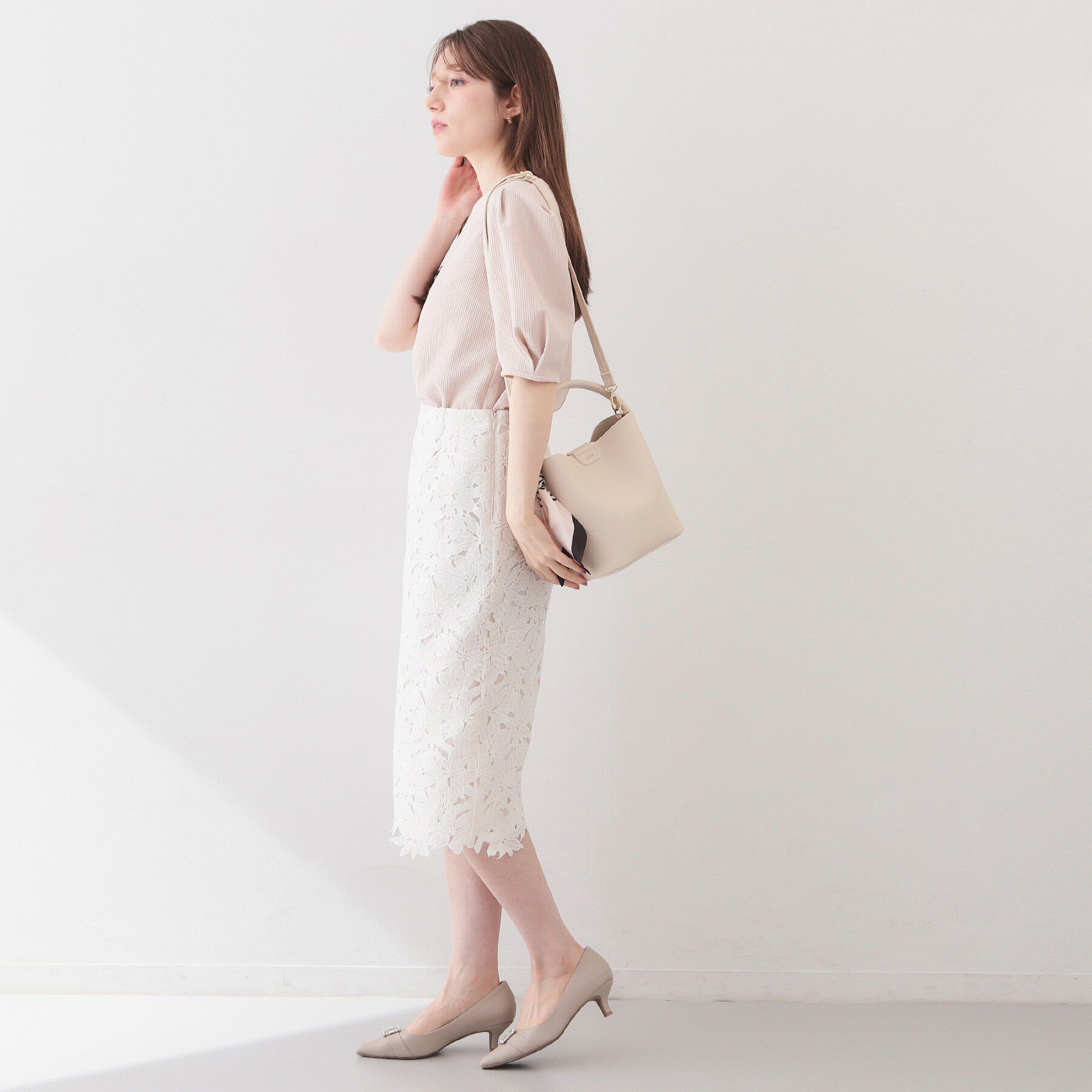 index「タックパフトップス【洗濯機OK/UVケア/接触冷感】」|Tシャツ・カットソー|