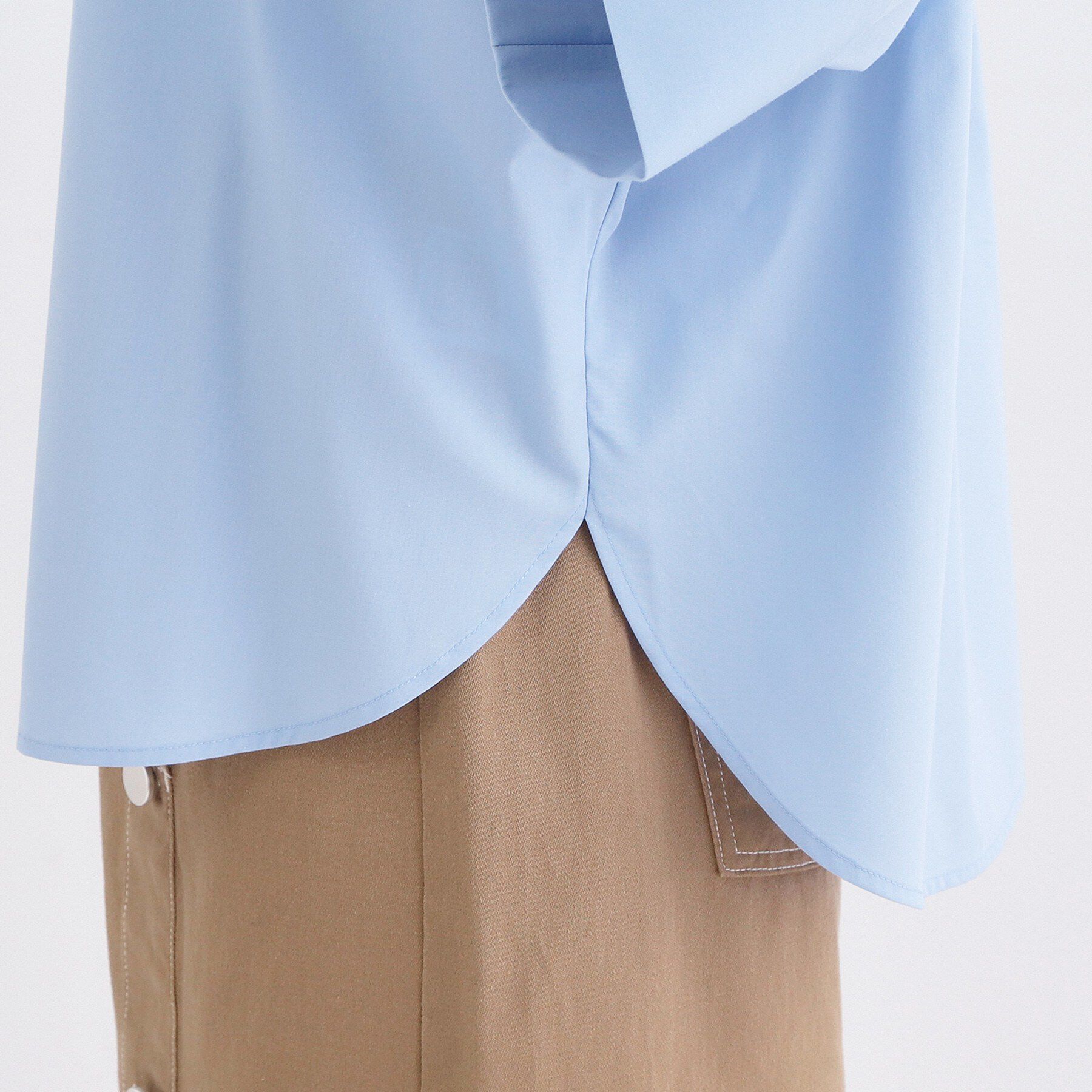 OPAQUE.CLIP「ハーフスリーブシャツ【洗濯機OK／防シワ加工】」|シャツ・ブラウス|