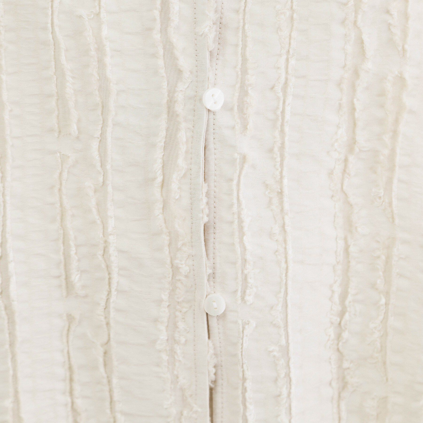 OPAQUE.CLIP「フリンジジャカードブラウス【洗濯機OK】」|シャツ・ブラウス|