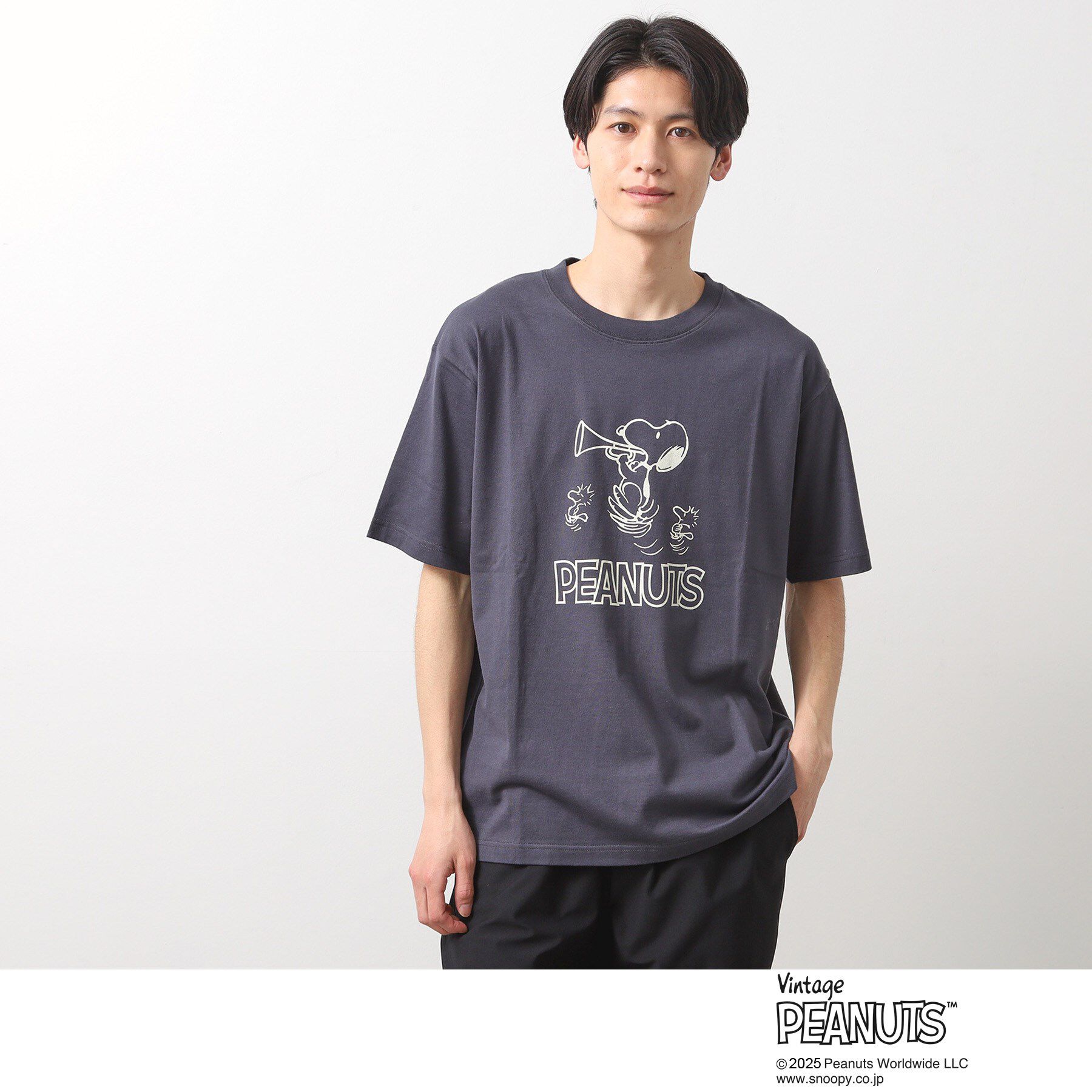 THE SHOP TK「75周年PEANUTSデザイン半袖Tシャツ」|Tシャツ・カットソー|
