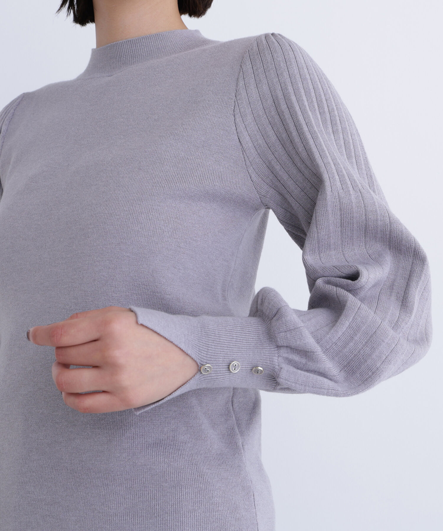  「プリーツスリーブニット」|ニット・セーター|