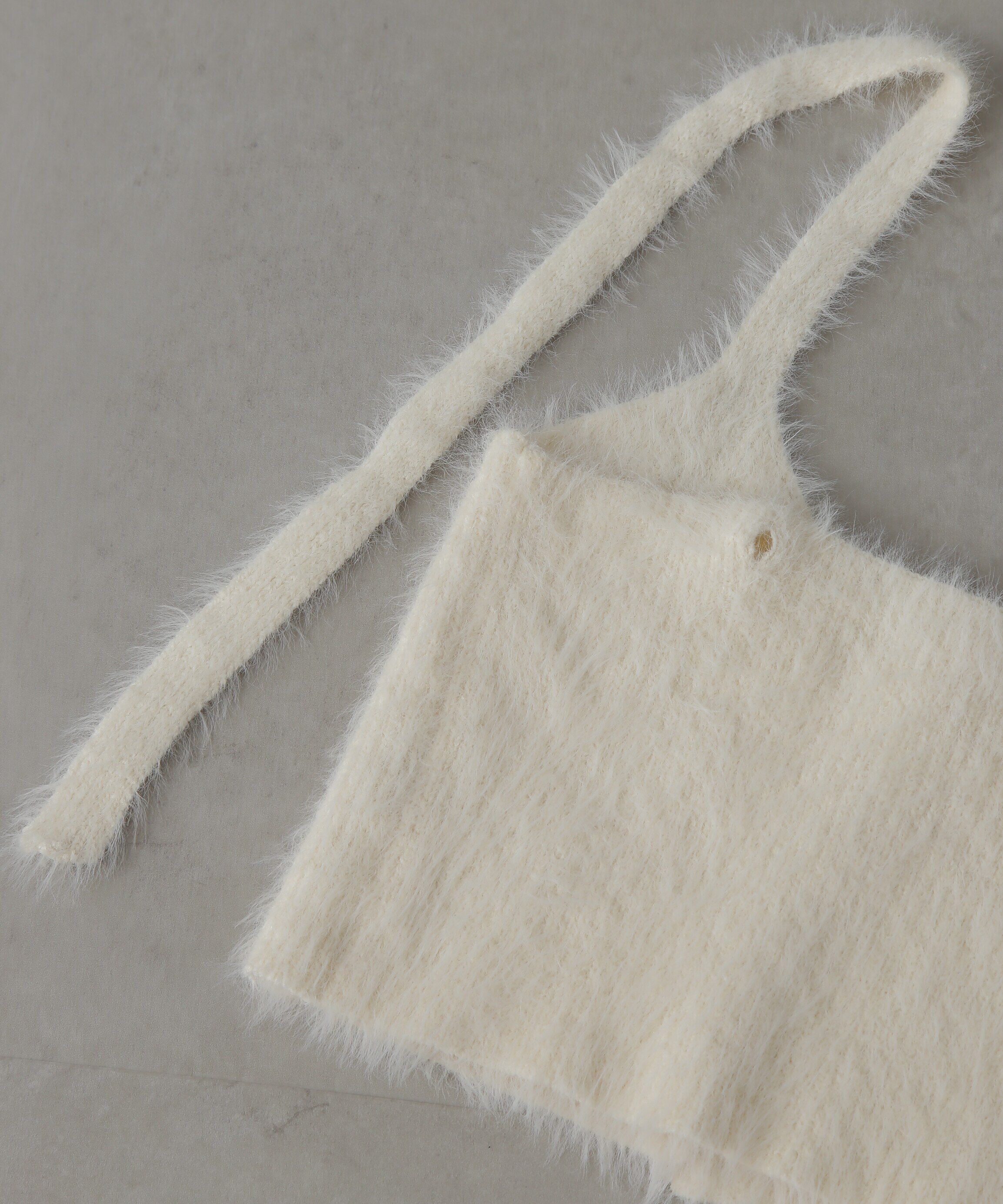  「フロントボタンシャギービスチェ」|ニット・セーター|