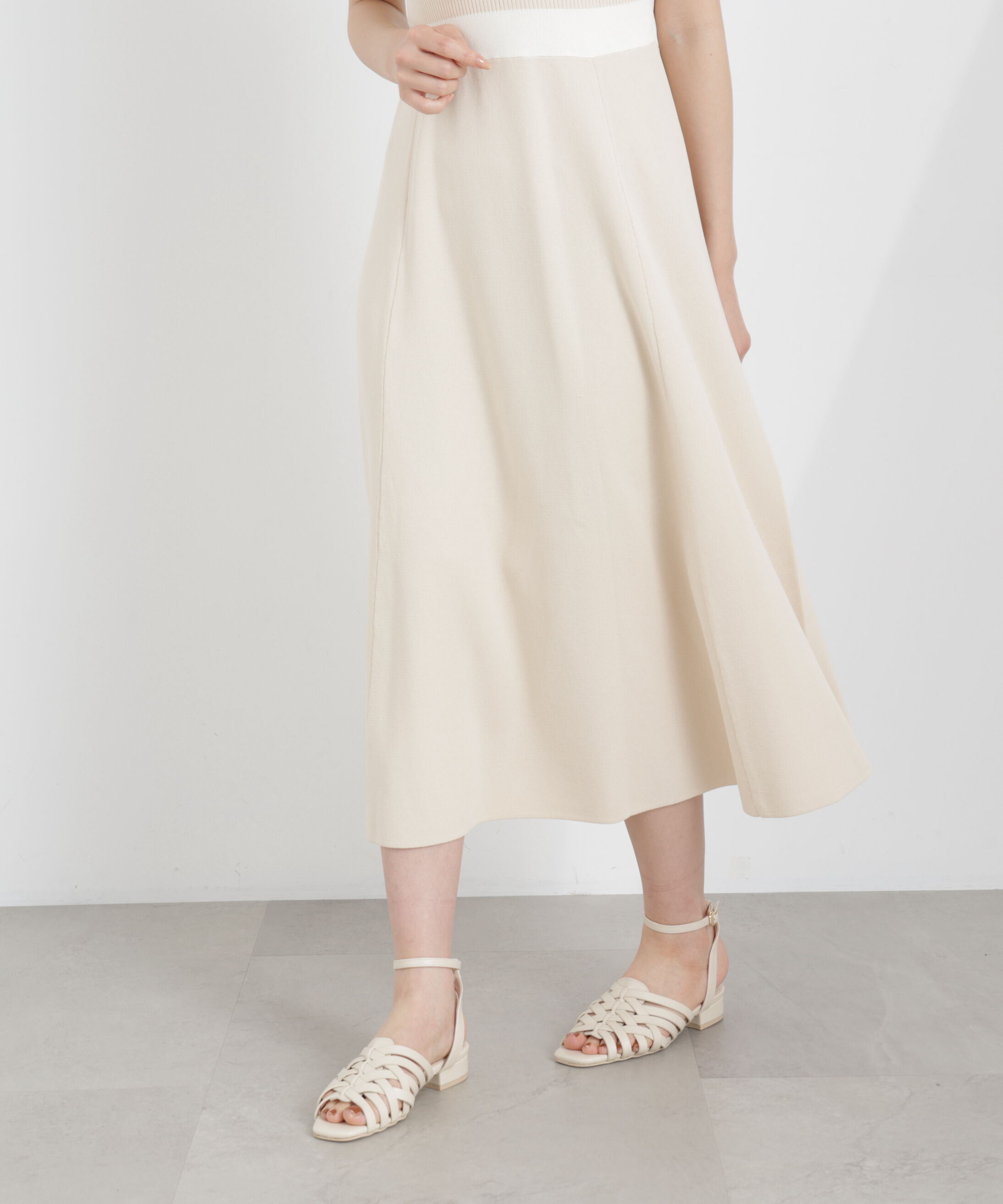 PROPORTION BODY DRESSING「リボンタイバイカラーニットワンピース　26SS」|ワンピース|