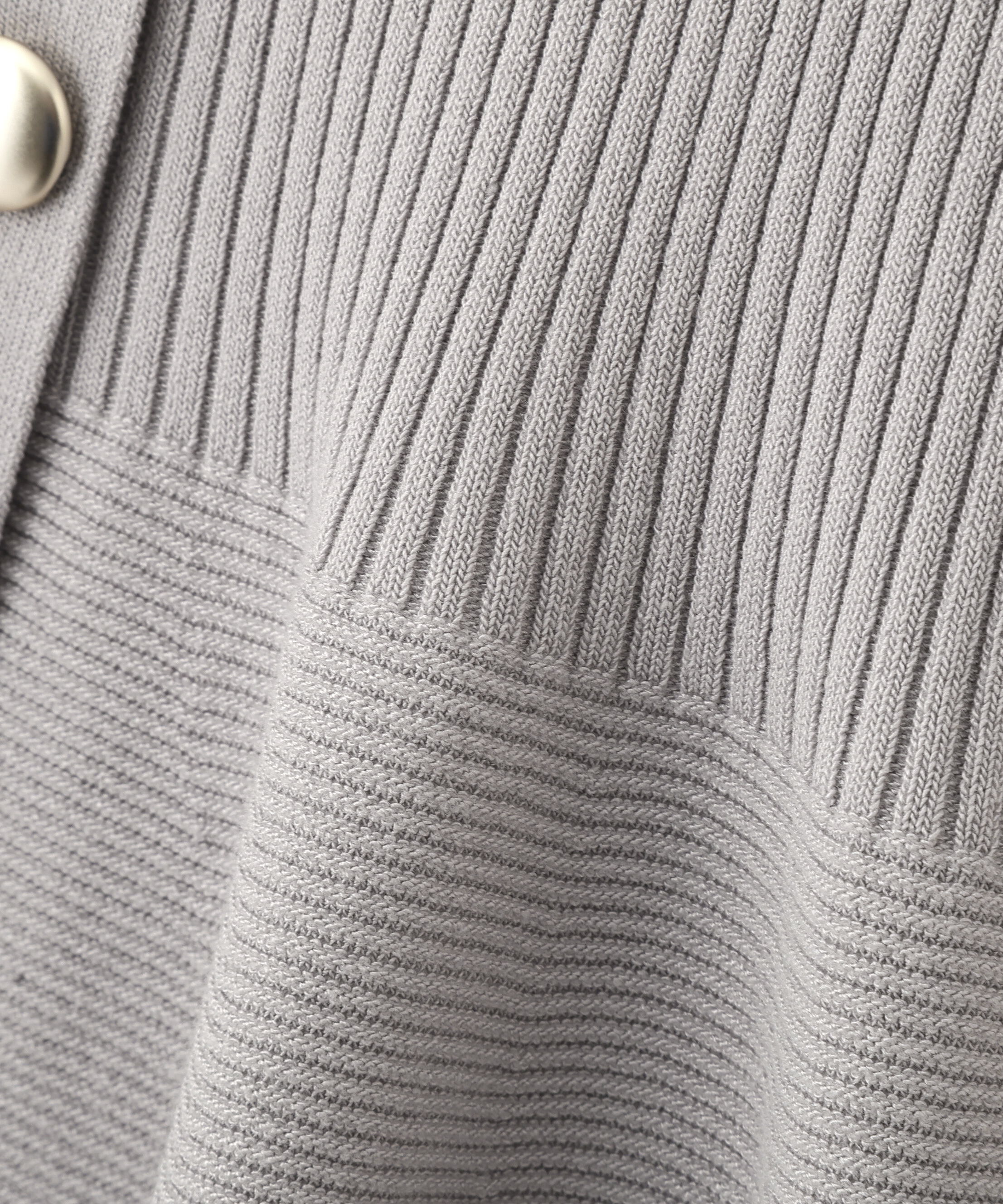 PROPORTION BODY DRESSING「部分シアーペプラムニット　26SS」|ニット・セーター|