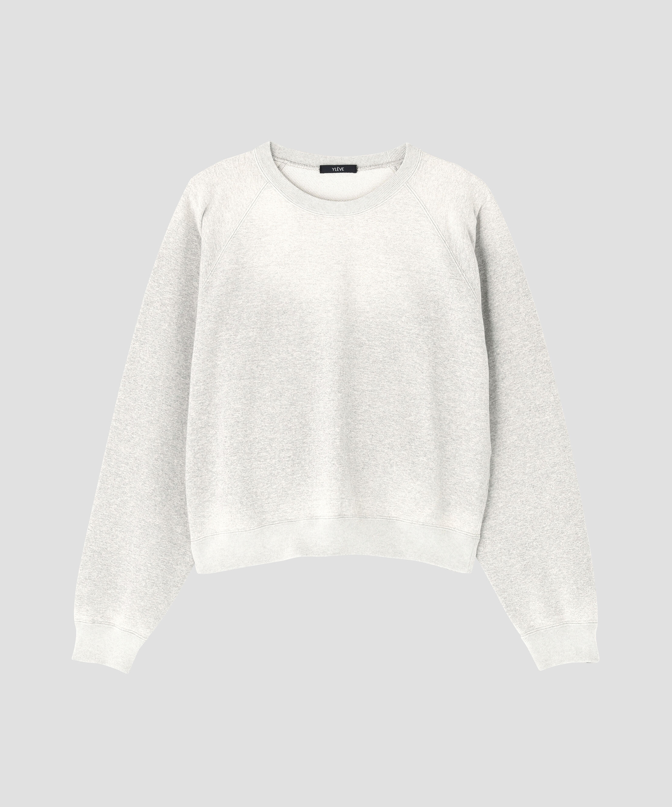 YLEVE 「YLEVE / ORGANIC COTTON SUN FADED SWEAT PULLOVER」|Tシャツ・カットソー|グレー