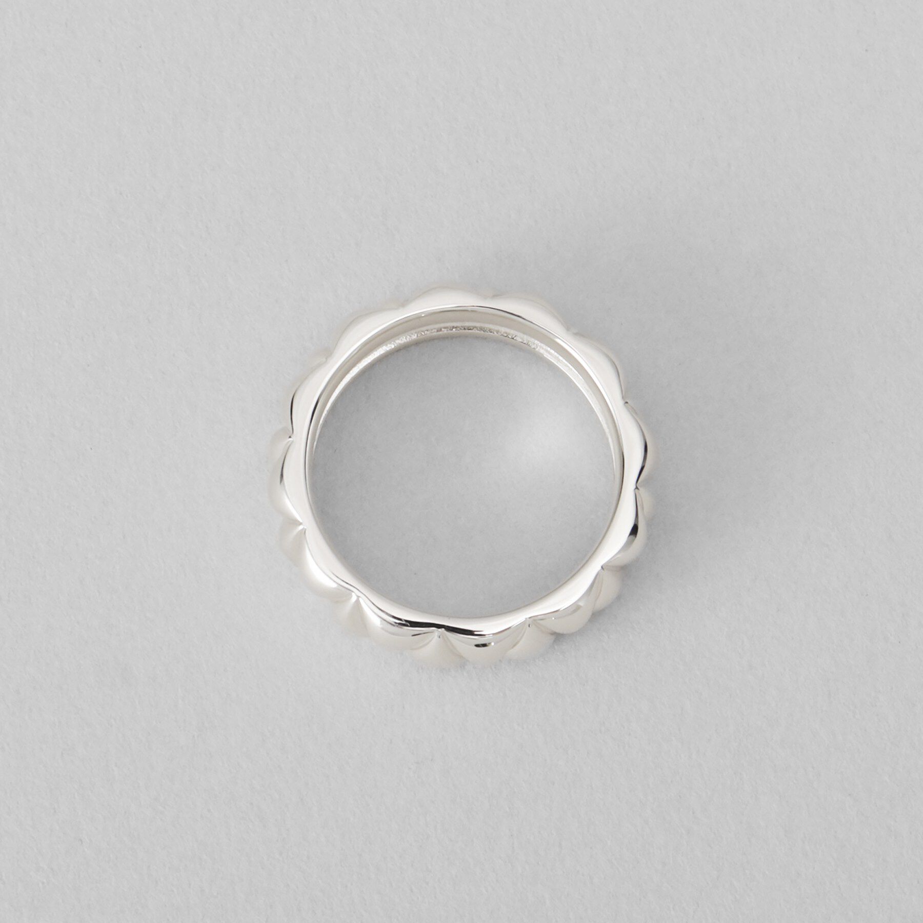 COCOSHNIK ONKITSCH「シルバー キルトリングS」|リング|