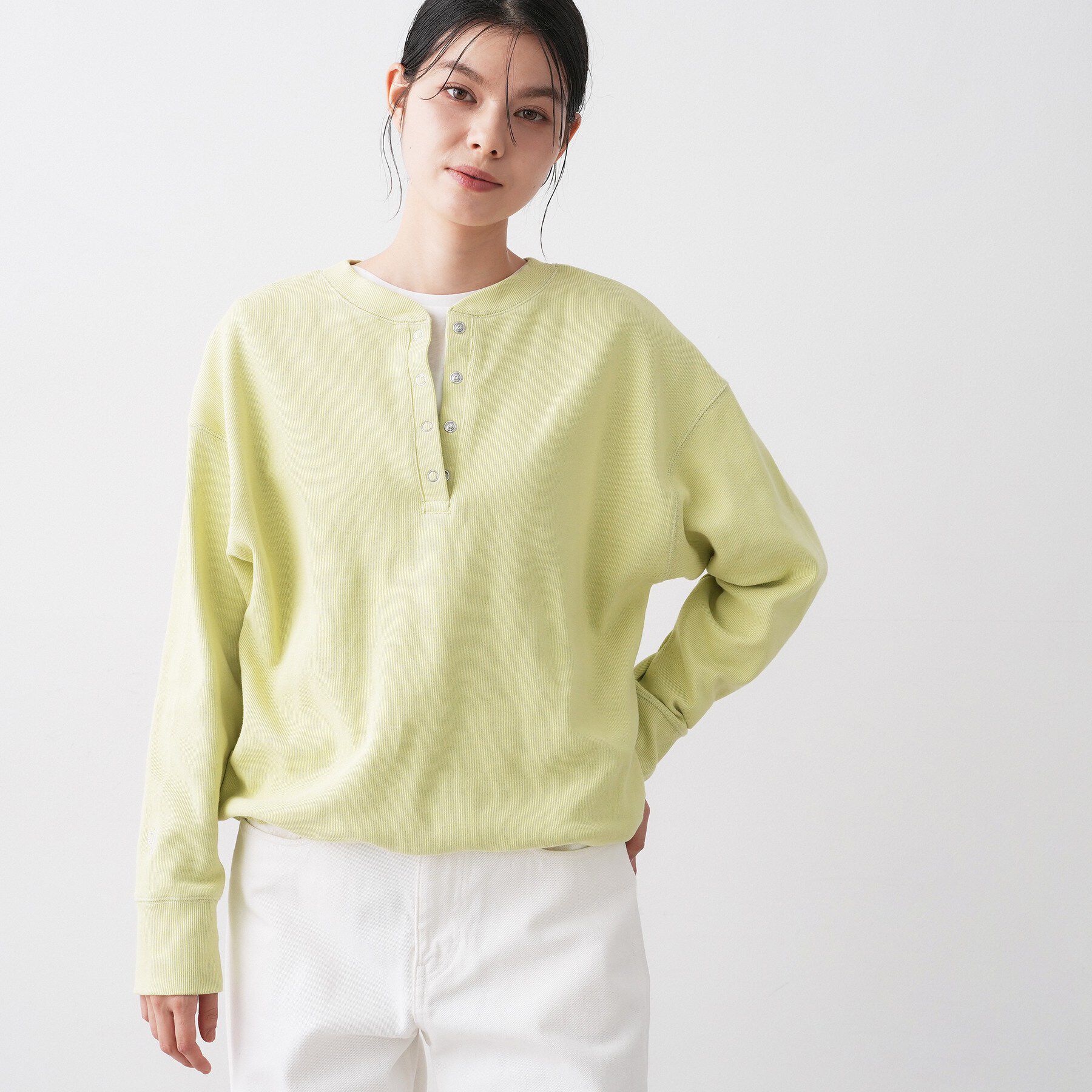 Dessin「【前後2WAY/洗える】ドロストリブカットソー」|Tシャツ・カットソー|