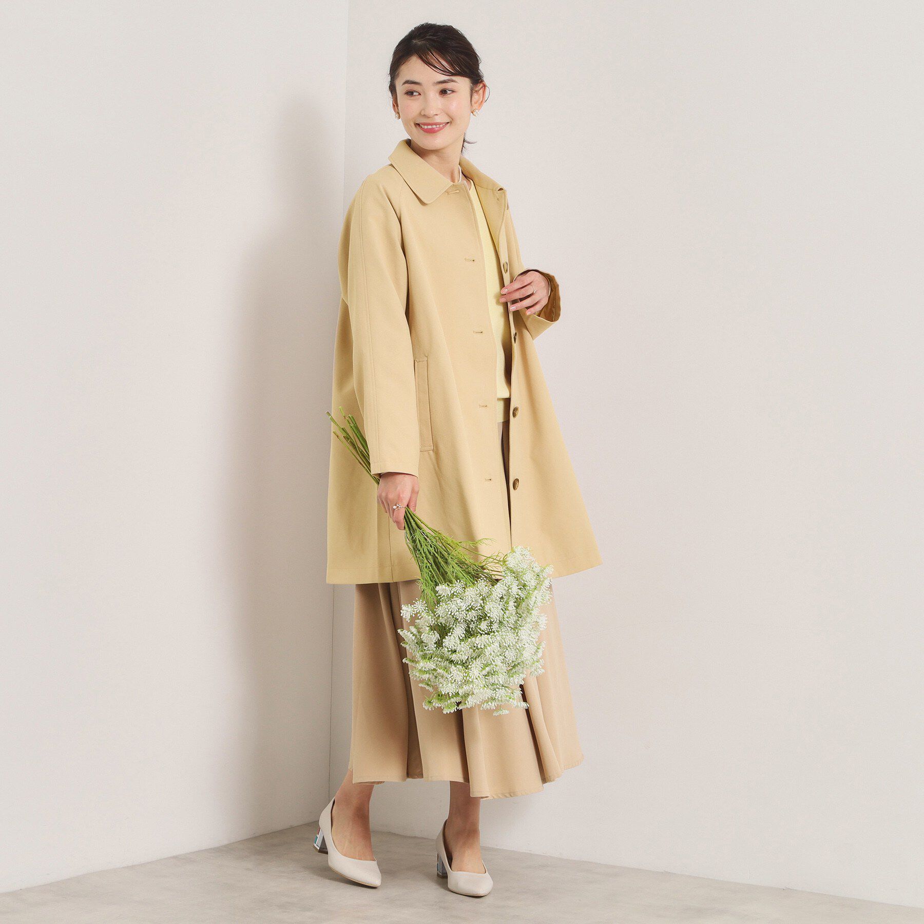 ITS&rsquo;DEMO「【撥水／花粉防止／手洗い可】ステンカラーコート」|ステンカラーコート|