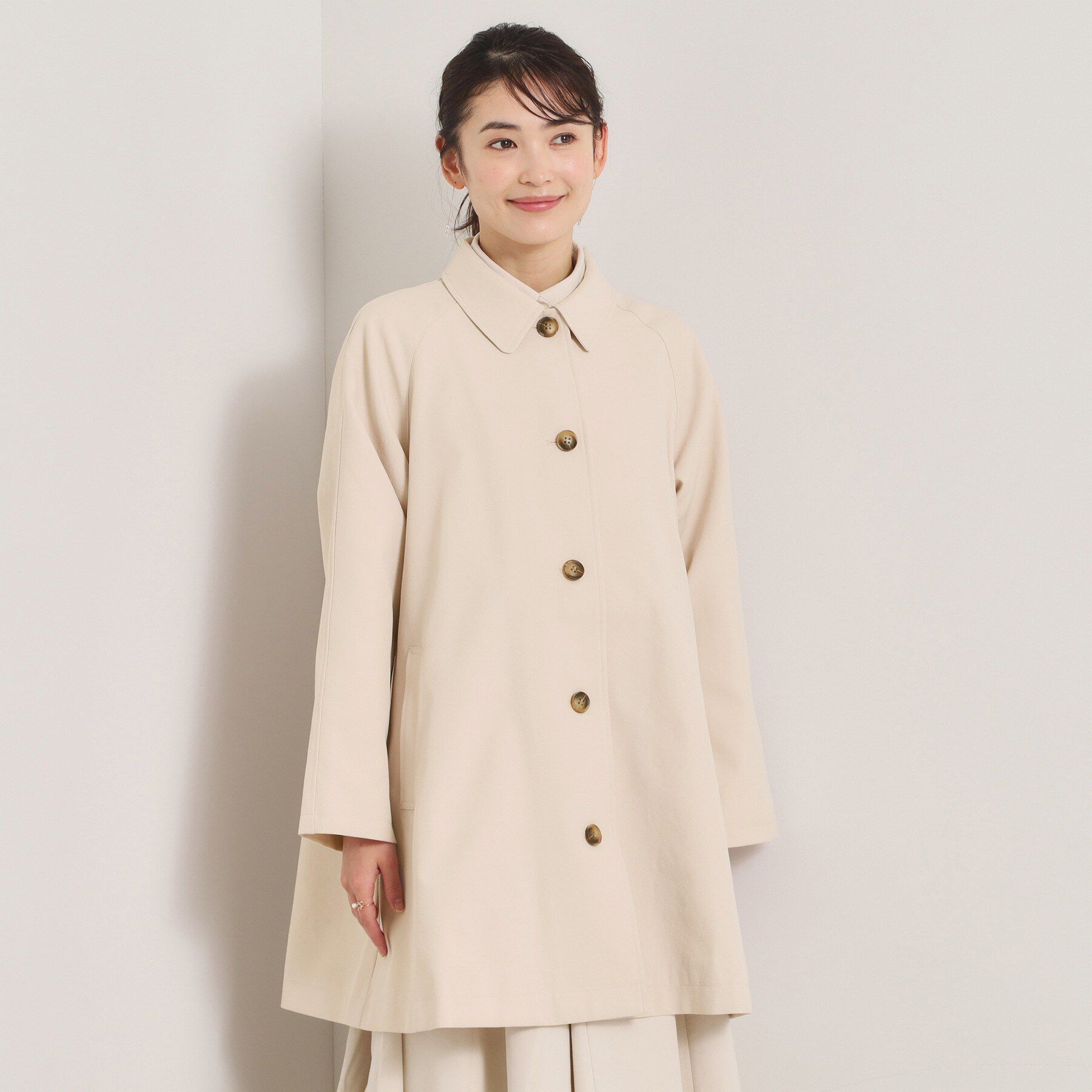 ITS&rsquo;DEMO「【撥水／花粉防止／手洗い可】ステンカラーコート」|ステンカラーコート|