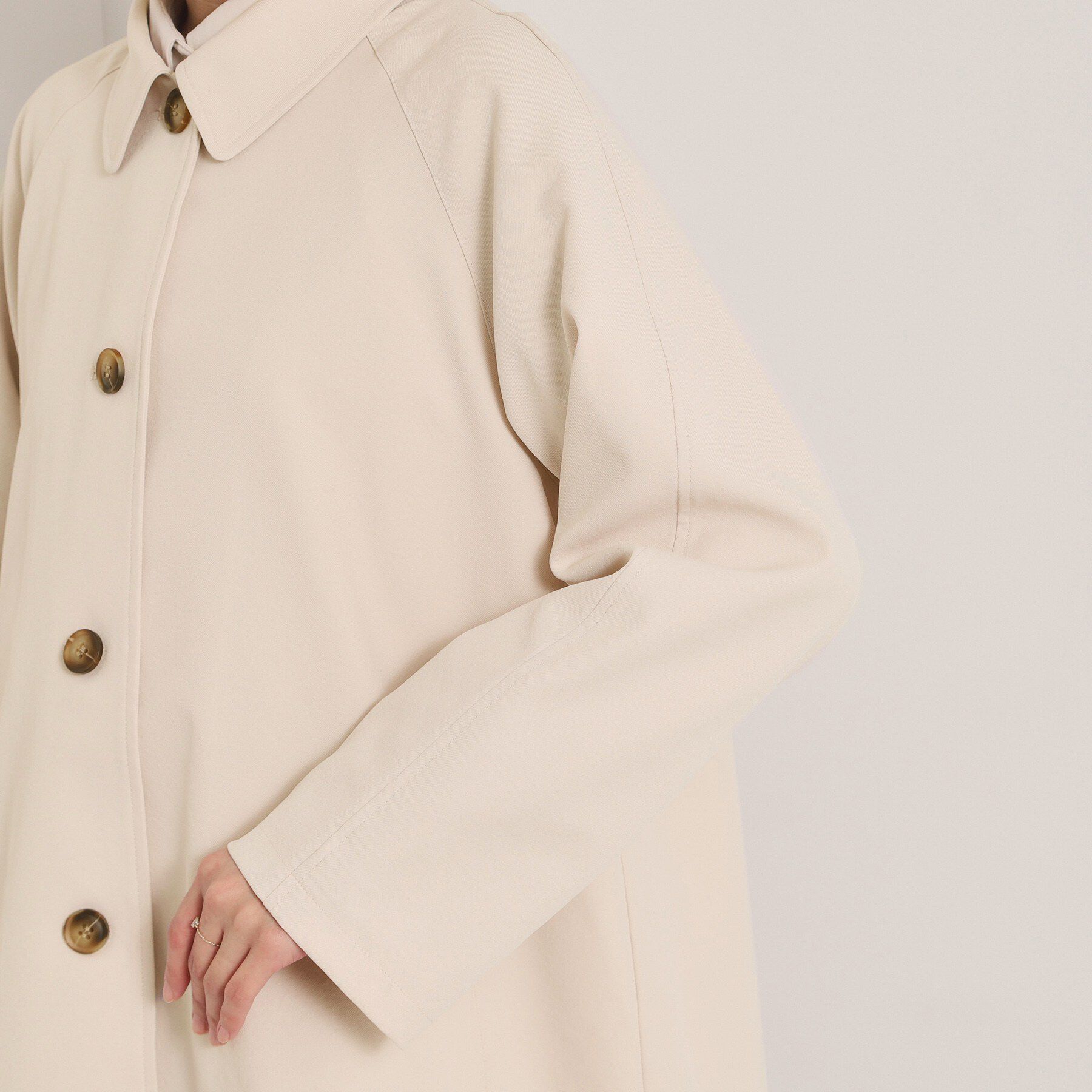 ITS&rsquo;DEMO「【撥水／花粉防止／手洗い可】ステンカラーコート」|ステンカラーコート|