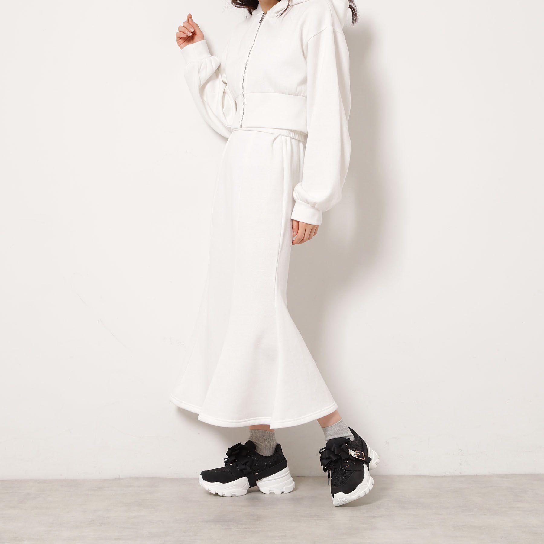 ESPERANZA「ツインリボンベルト付きラメスニーカー」|スニーカー|