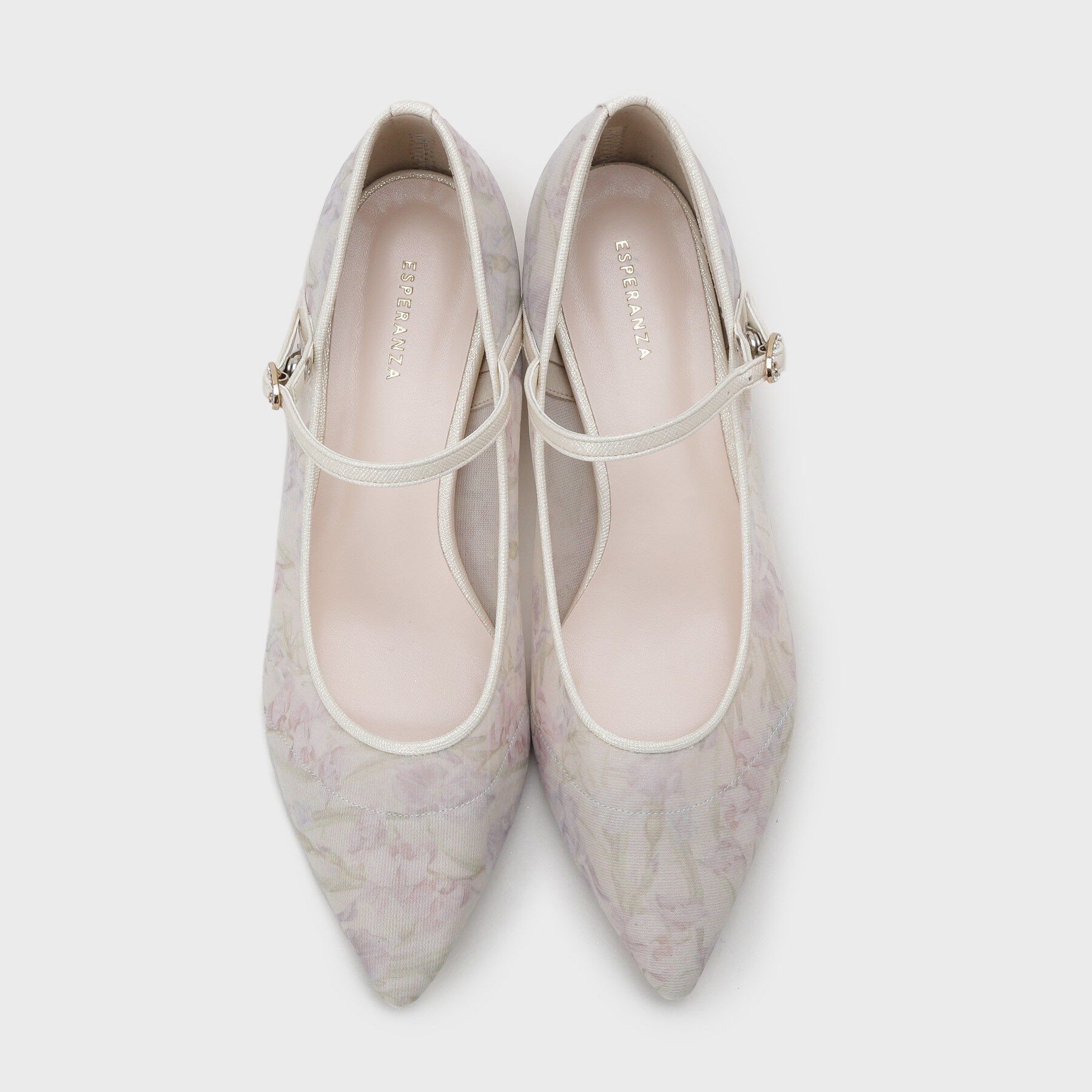 ESPERANZA「甲ストラップシアーパンプス」|パンプス|