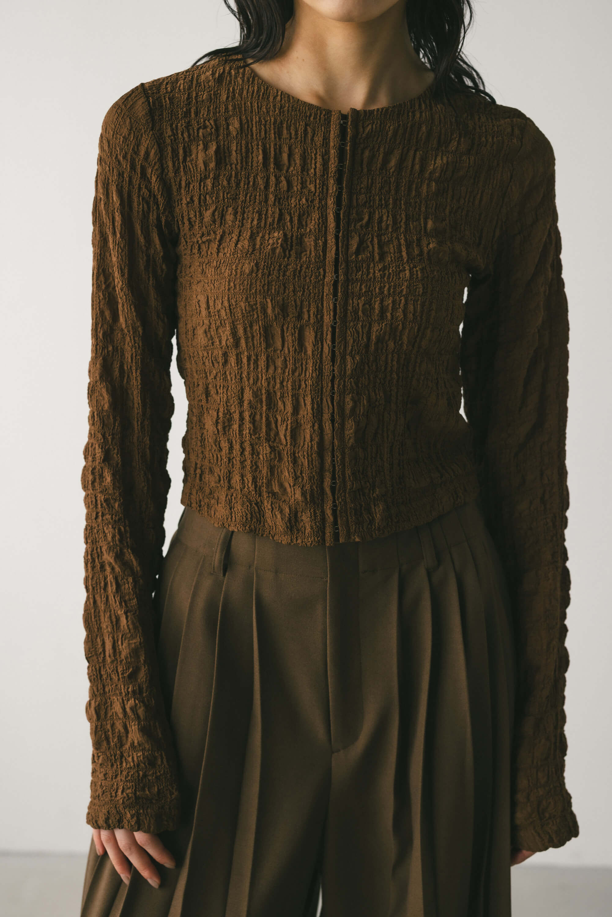 STYLEMIXER「シャーリングコルセットトップ」|シャツ・ブラウス|