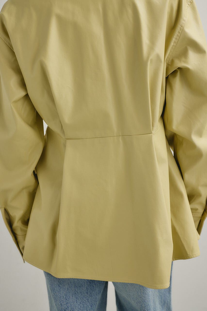 STYLEMIXER「フェイクレザータックシャツ」|シャツ・ブラウス|