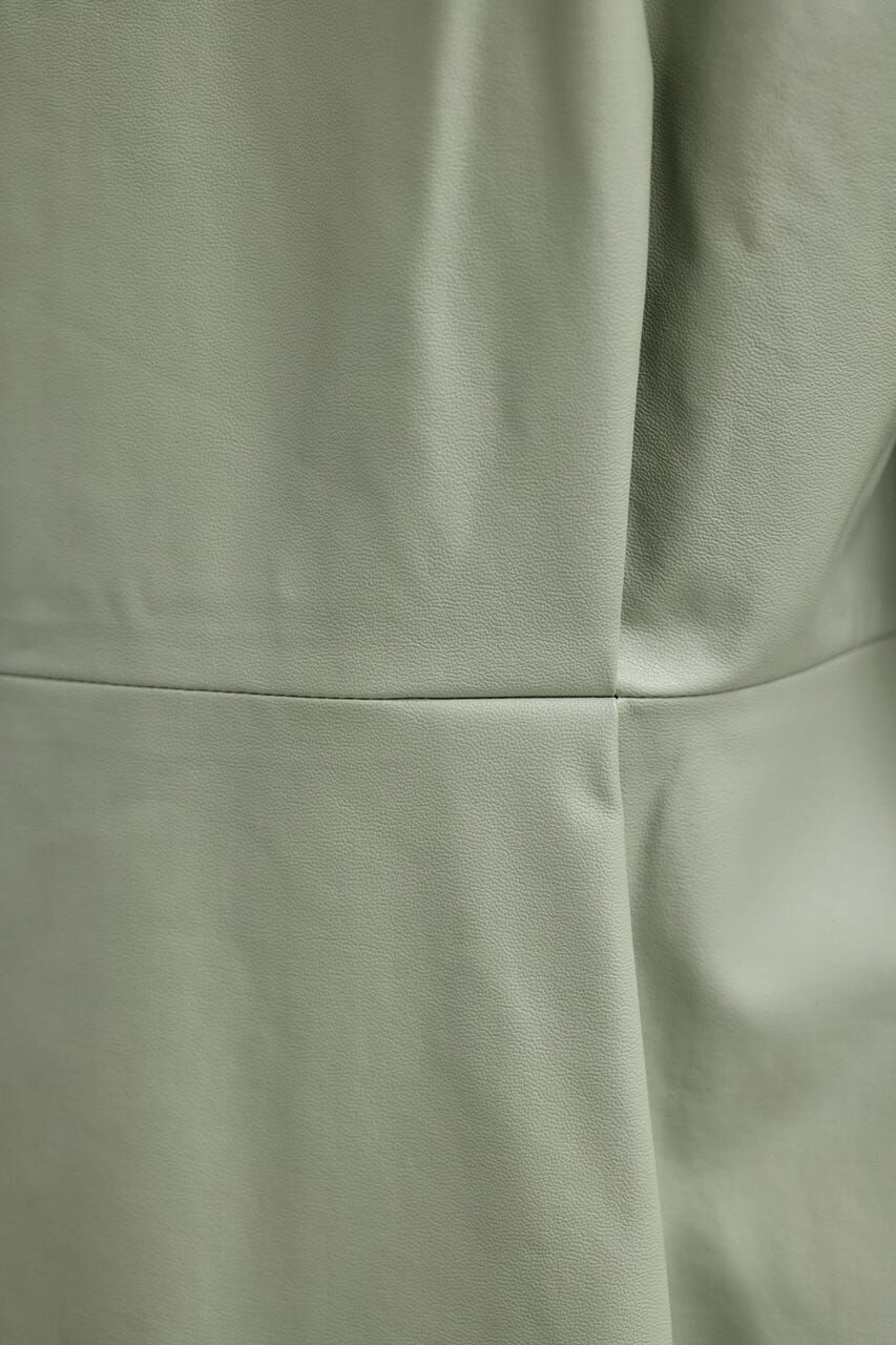 STYLEMIXER「フェイクレザータックシャツ」|シャツ・ブラウス|