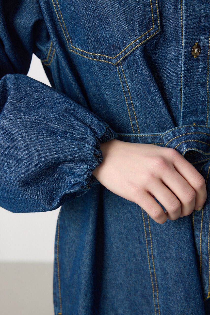 RODEO CROWNS「デニムフレアマキシワンピース」|ワンピース|