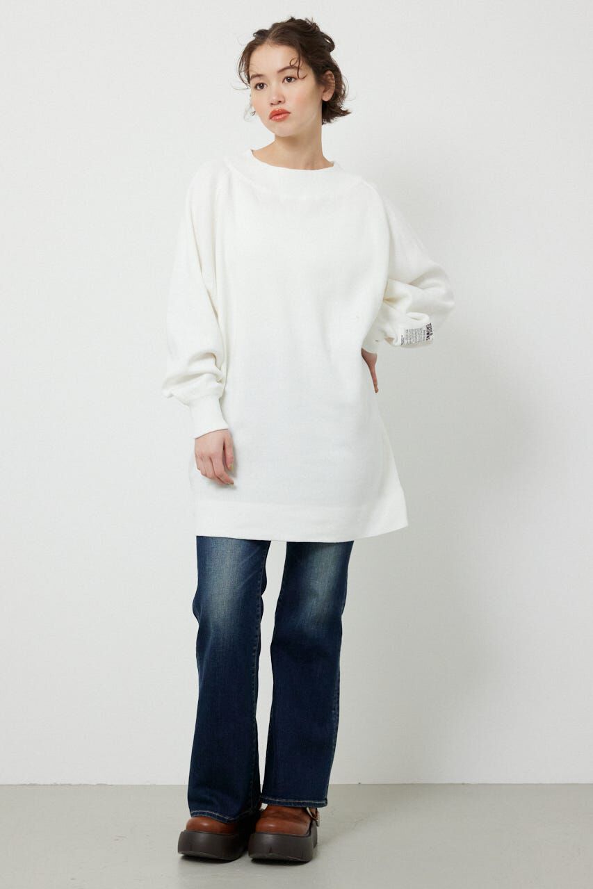 RODEO CROWNS「スウェットライクオフショルニットワンピース」|ワンピース|