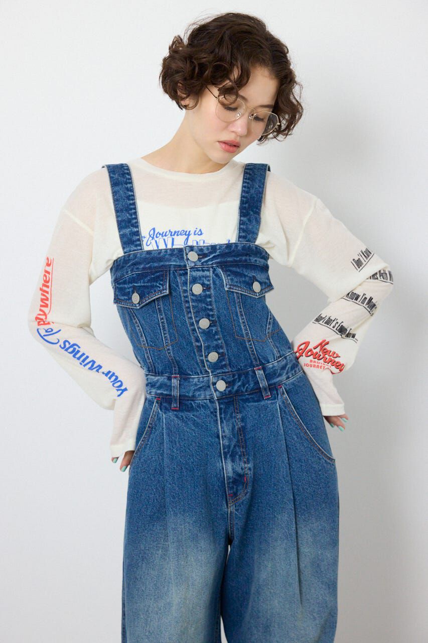 RODEO CROWNS「2WAYデニムサロペット」|その他|