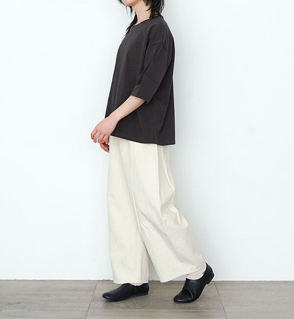 オオカミとフクロウ「オオカミと白い雲のスワロー」|Tシャツ・カットソー|