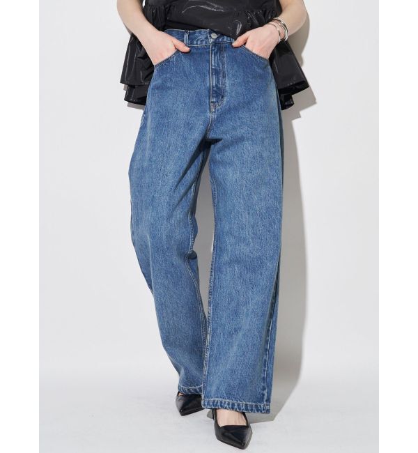 ELENDEEK「WIDE ROUGH DENIM PT」|デニム|