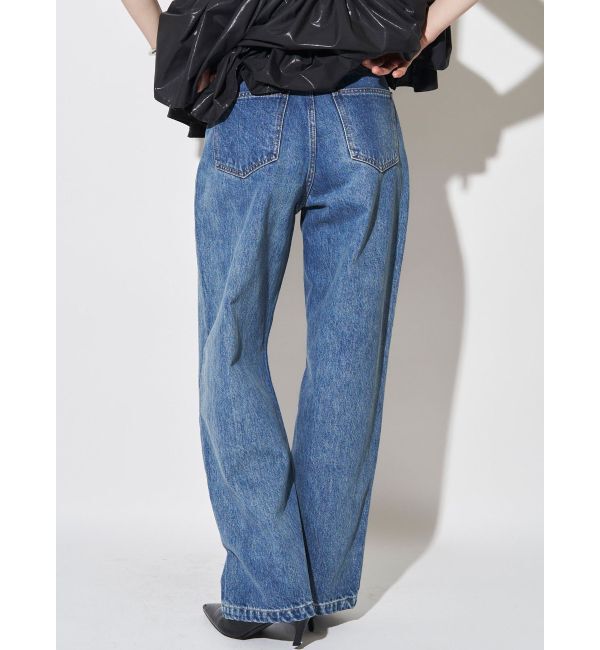 ELENDEEK「WIDE ROUGH DENIM PT」|デニム|