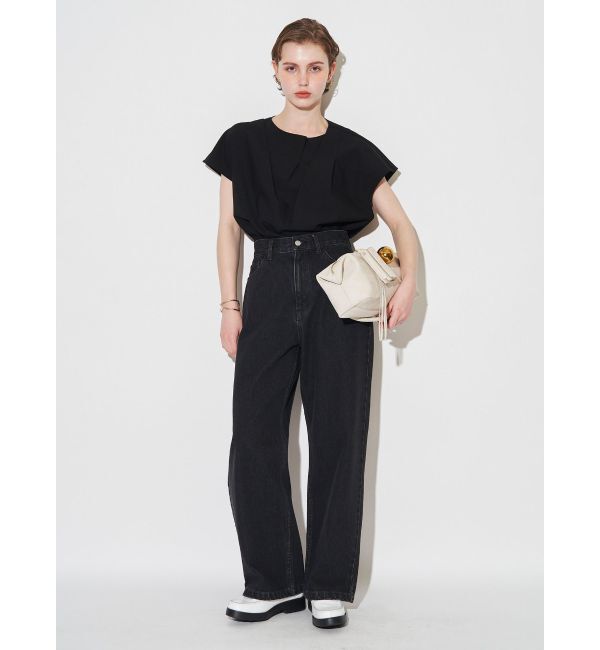 ELENDEEK「WIDE ROUGH DENIM PT」|デニム|