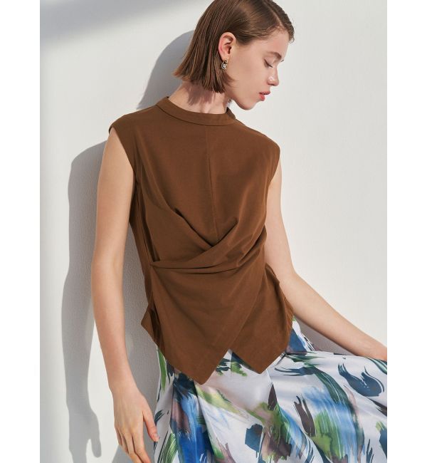 ELENDEEK「WAIST DRAPE CS」|Tシャツ・カットソー|
