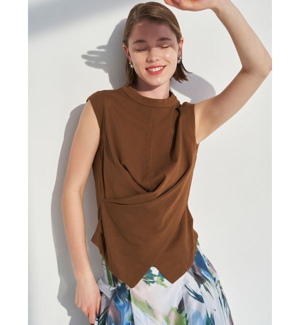 ELENDEEK「WAIST DRAPE CS」|Tシャツ・カットソー|