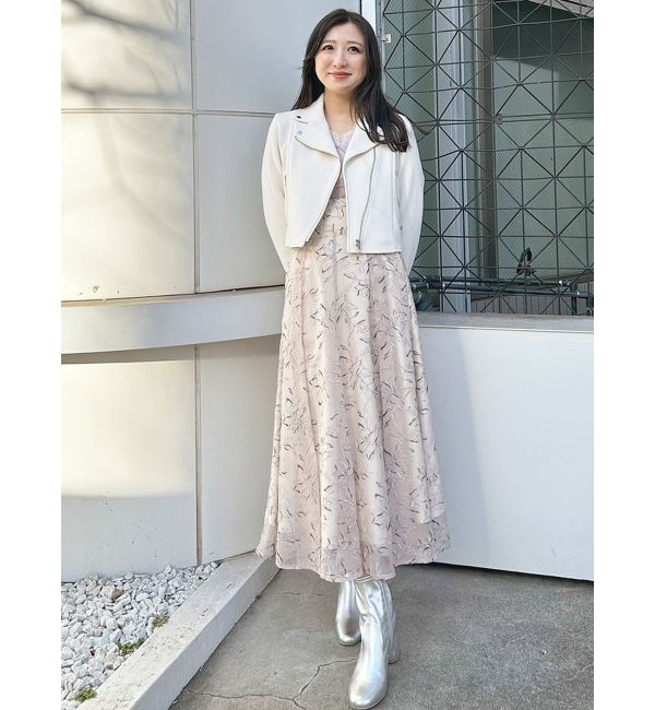 MERCURYDUO「フェイクスエードコンパクトライダースジャケット」|ライダースジャケット|