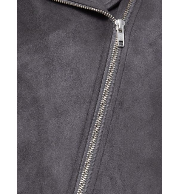 MERCURYDUO「フェイクスエードコンパクトライダースジャケット」|ライダースジャケット|