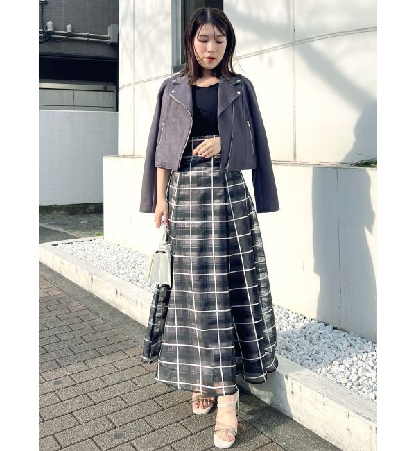 MERCURYDUO「フェイクスエードコンパクトライダースジャケット」|ライダースジャケット|