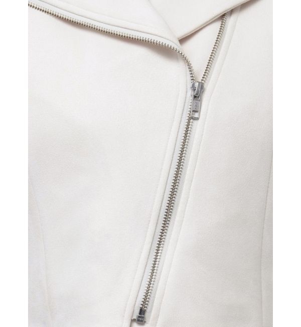 MERCURYDUO「フェイクスエードコンパクトライダースジャケット」|ライダースジャケット|