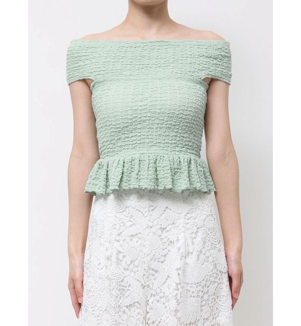 MERCURYDUO「カットソーシャーリングトップス」|Tシャツ・カットソー|