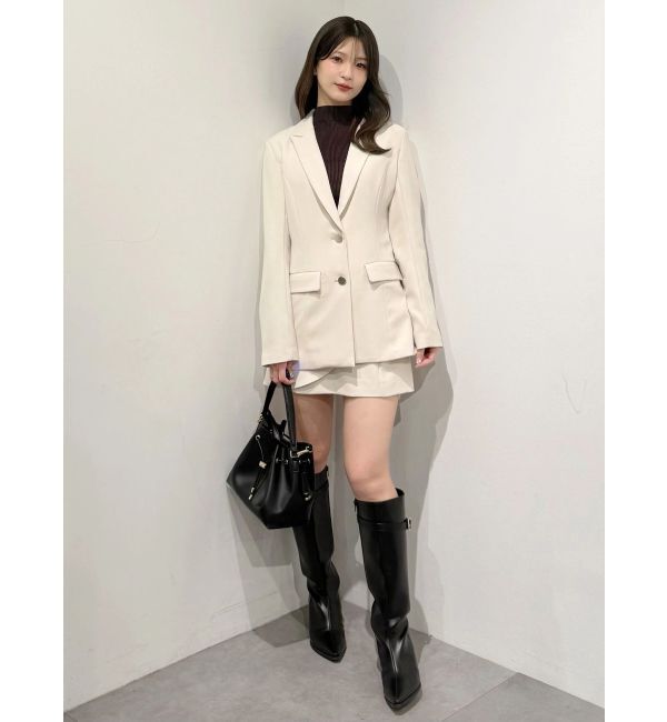 MERCURYDUO「【セットアップ着用可】バックドレープジャケット」|テーラードジャケット|