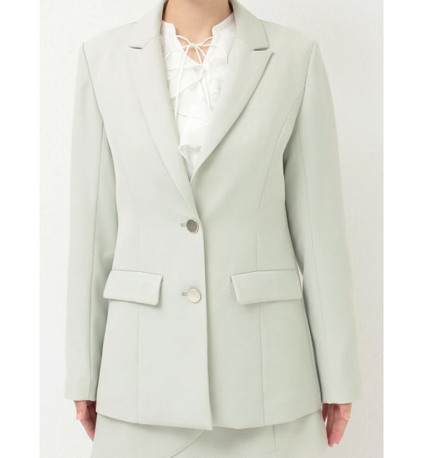 MERCURYDUO「【セットアップ着用可】バックドレープジャケット」|テーラードジャケット|