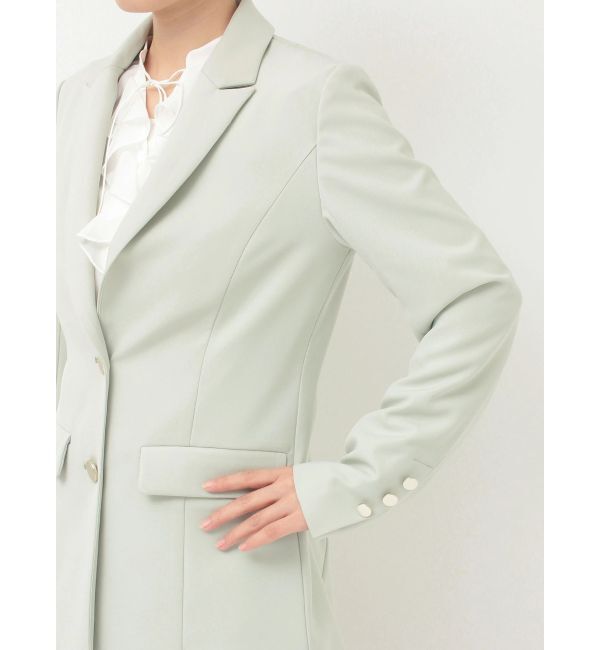 MERCURYDUO「【セットアップ着用可】バックドレープジャケット」|テーラードジャケット|