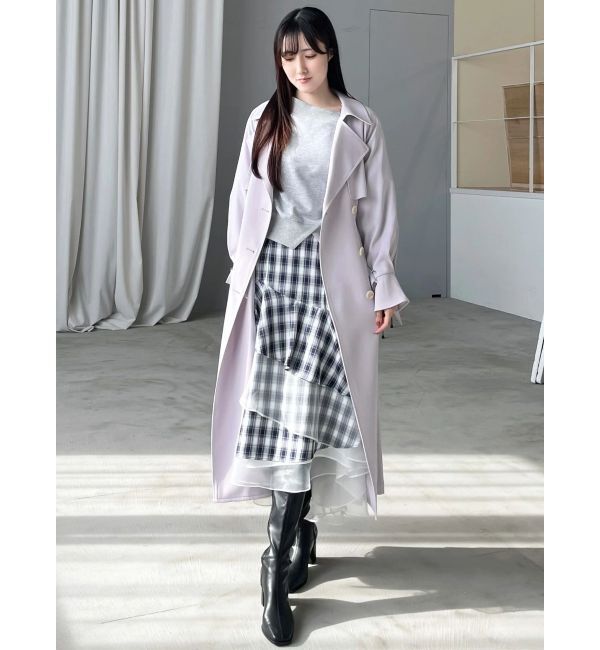 MERCURYDUO「ベーシックトレンチコート」|トレンチコート|