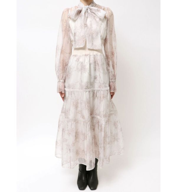 MERCURYDUO「トワルドジュイボウタイウエストリブワンピース」|ワンピース|