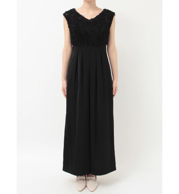 MERCURYDUO「チュールフリルドッキングロンパース」|ドレス|