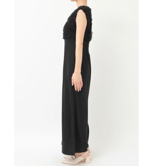 MERCURYDUO「チュールフリルドッキングロンパース」|ドレス|