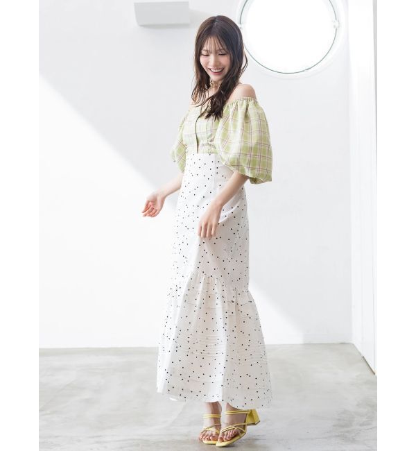 MERCURYDUO「タックティアードスカート」|スカート|