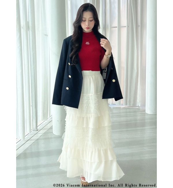 MERCURYDUO「ティアードボリュームスカート」|スカート|