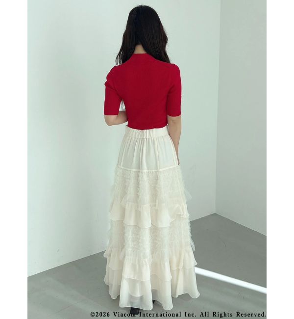 MERCURYDUO「ティアードボリュームスカート」|スカート|