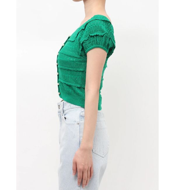 MERCURYDUO「スカシアミカーデニット」|カーディガン|