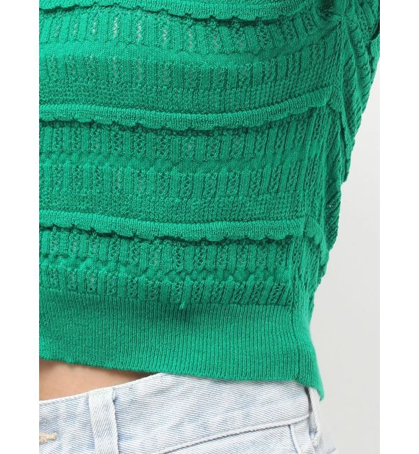 MERCURYDUO「スカシアミカーデニット」|カーディガン|