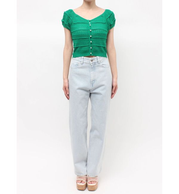 MERCURYDUO「スカシアミカーデニット」|カーディガン|