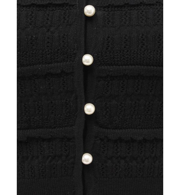 MERCURYDUO「スカシアミカーデニット」|カーディガン|