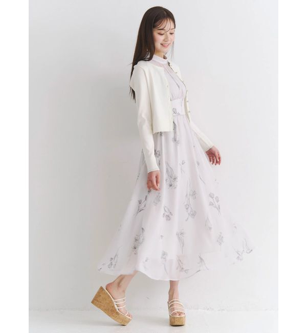 MERCURYDUO「UVカット加工クルーネックカーディガン」|カーディガン|