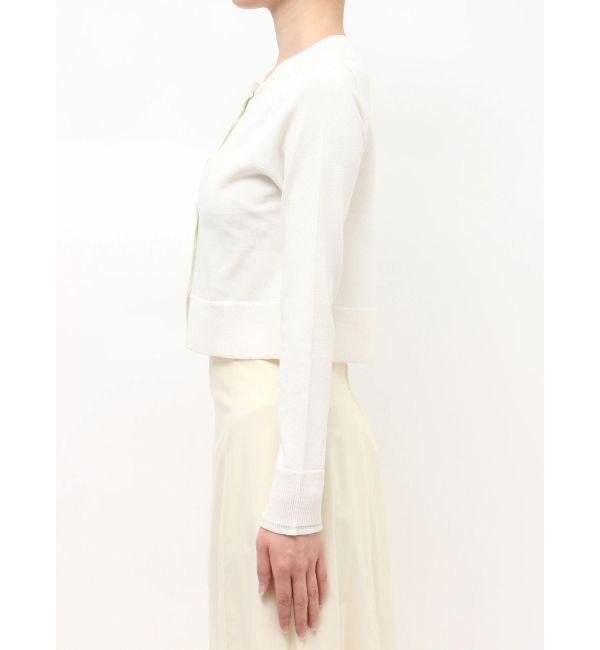 MERCURYDUO「UVカット加工クルーネックカーディガン」|カーディガン|