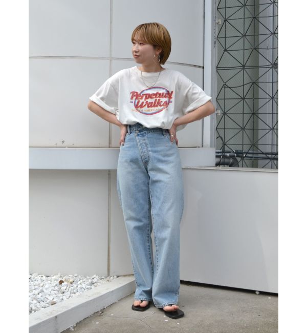 Ungrid「リメイクデザインルーズデニム」|デニム|